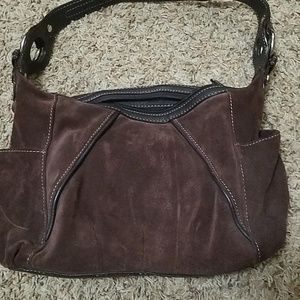 Tignanello suede purse